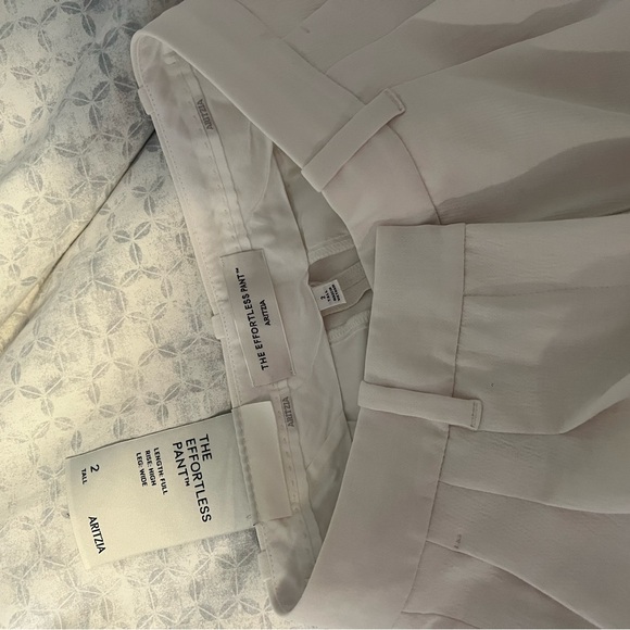 Aritzia Off-White Effortless Pants - Picture 2 of 2